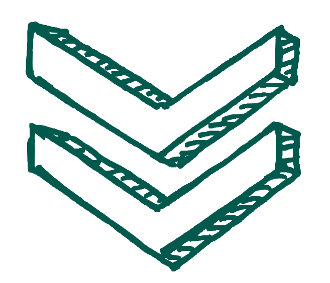 Icon of an arrow pointing down